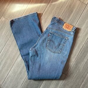 Levi's Women’s Blue Bootcut Denim Jeans